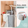 🔥New Year 2024 Sale 60% OFF✨-🔥Multi-functional Pants Rack - Closet Multiple Layers Multifunctional Uses Rack Organizer for Trousers Scarves Slack (1 Pack with 5 Metal Clips)