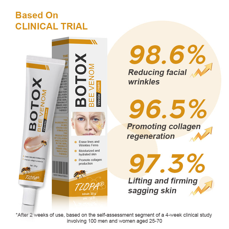 (Made and Shipped from USA✅) TLOPA®Botox Bee Venom Wrinkle Removal Cream- LAST DAY 80% OFF