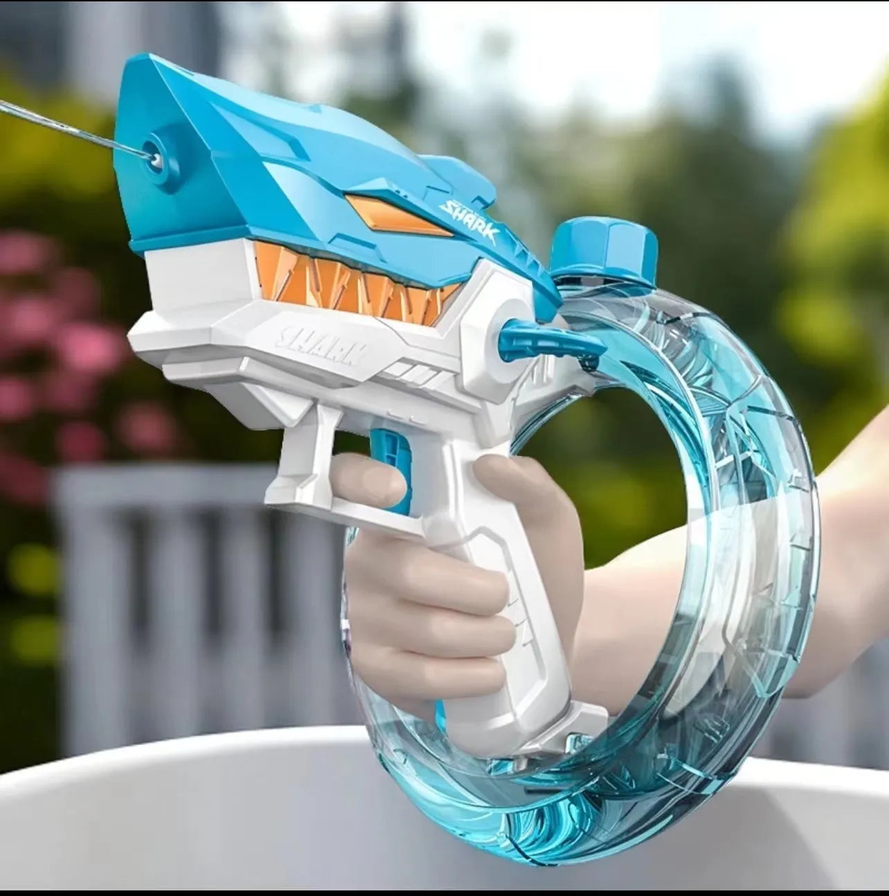 Shark Electric Water Gun: Unleash Summer Fun!