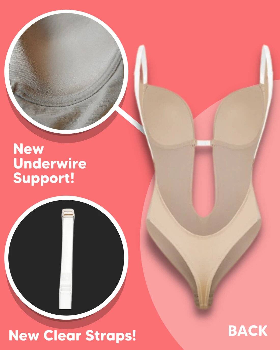 CurveCrafters Backless WonderBra