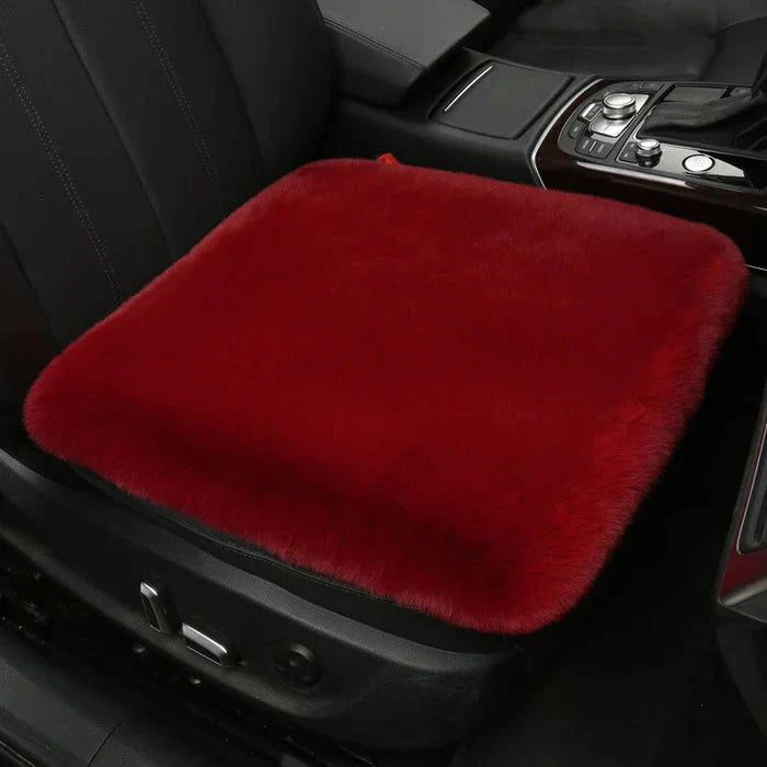 Plush Car Seat Cushion