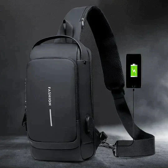 Large Capacity Anti-Theft Usb Charging Shoulder Bag