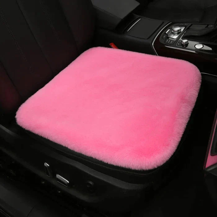 Plush Car Seat Cushion