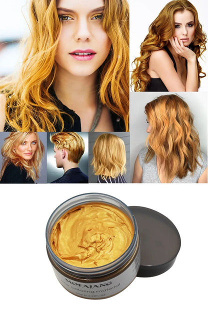 2 in 1 Stylish And Temporary Color Hair Wax (60% OFF TODAY!)