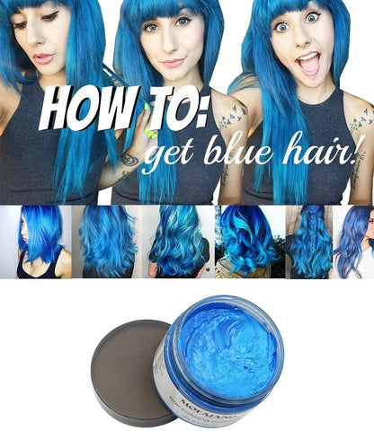 2 in 1 Stylish And Temporary Color Hair Wax (60% OFF TODAY!)