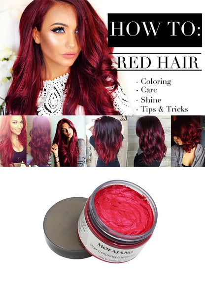 2 in 1 Stylish And Temporary Color Hair Wax (60% OFF TODAY!)