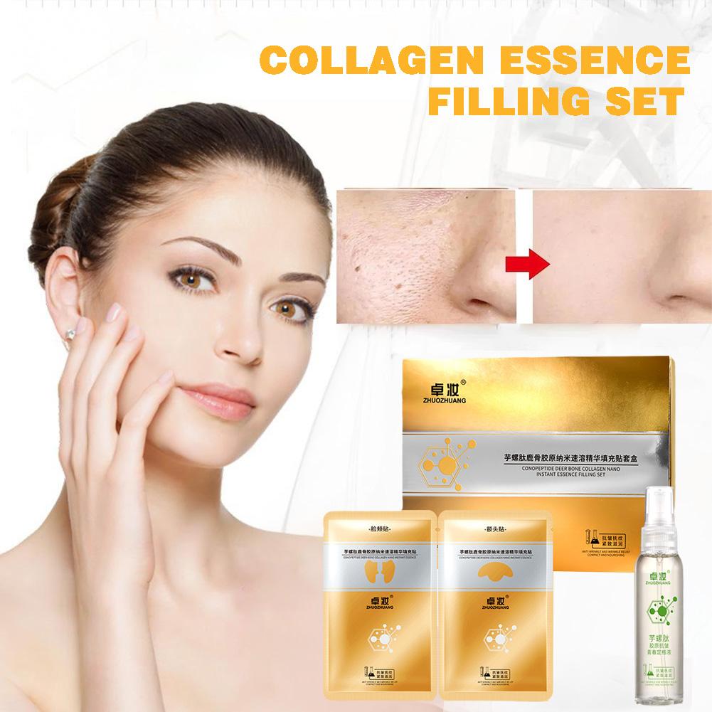 🔥 20 YEARS YOUNGER AFTER USE 🔥 SPIRAL PEPTIDE DEER BONE COLLAGEN ESSENCE KIT