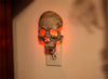 Handmade Human Skull Night Light