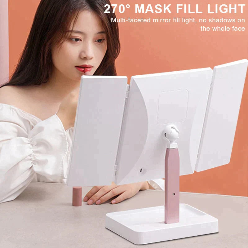 Folding Make-Up LED Mirrors