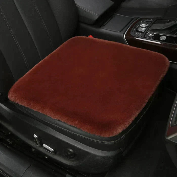 Plush Car Seat Cushion