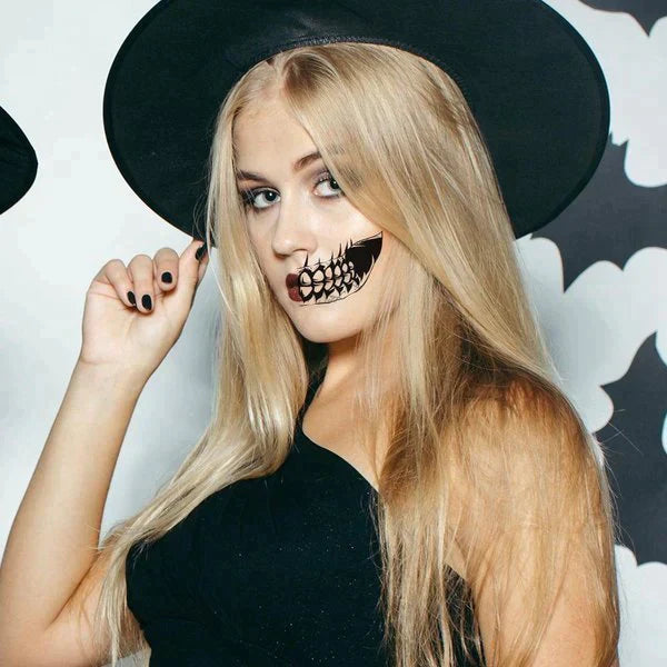 Halloween prank makeup temporary tattoo