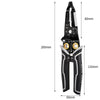 Multifunctional Electrician Pliers For Stripping, Winding, Crimping, And Breaking Wires