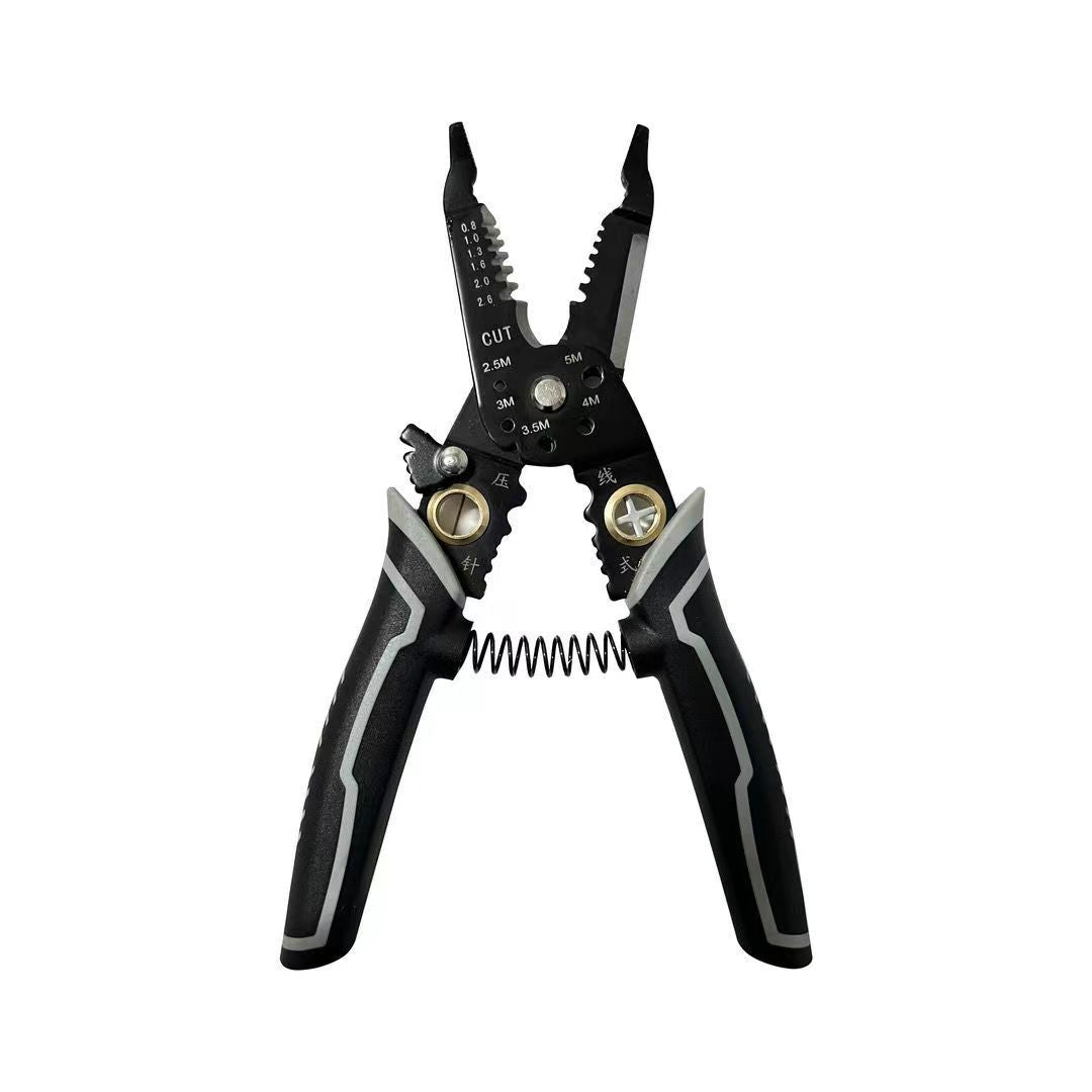 Multifunctional Electrician Pliers For Stripping, Winding, Crimping, And Breaking Wires